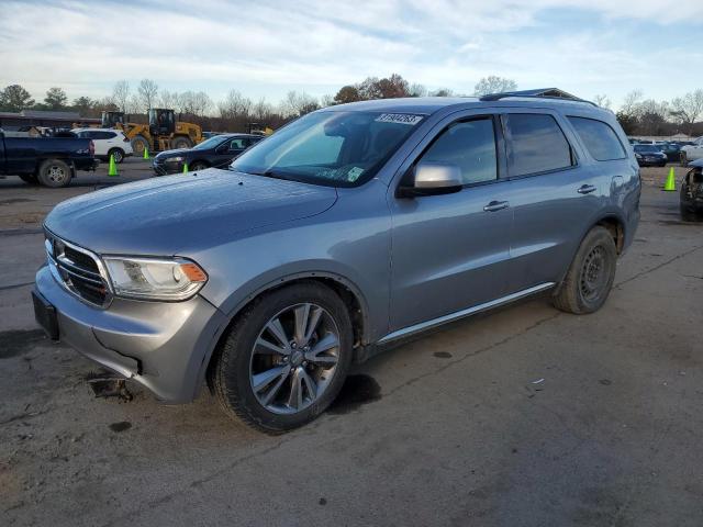 1C4RDHAG9EC286569 - 2014 DODGE DURANGO SXT SILVER photo 1