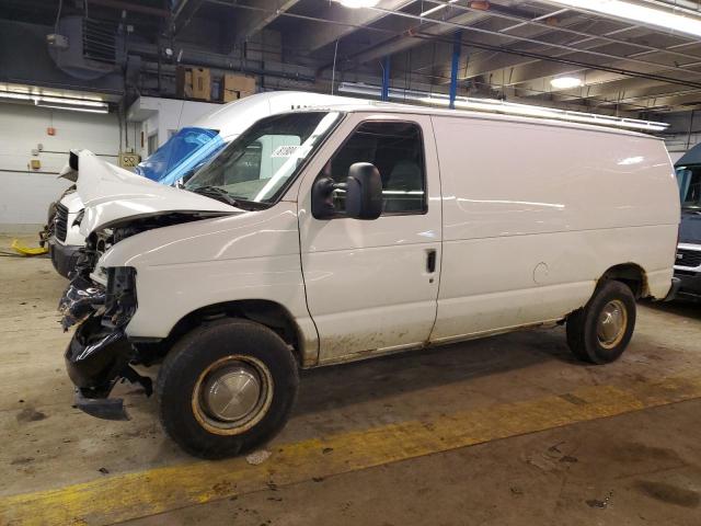 1FTSE34L68DA48252 - 2008 FORD ECONOLINE E350 SUPER DUTY VAN WHITE photo 1