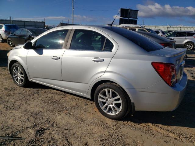 1G1JC5SHXE4224963 - 2014 CHEVROLET SONIC LT SILVER photo 2