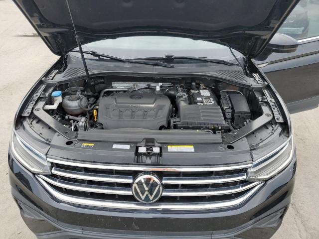 3VV3B7AX9NM080108 - 2022 VOLKSWAGEN TIGUAN SE Чорний фото 11