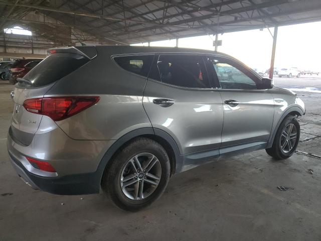 5XYZT3LB1JG572140 - 2018 HYUNDAI SANTA FE S GRAY photo 3