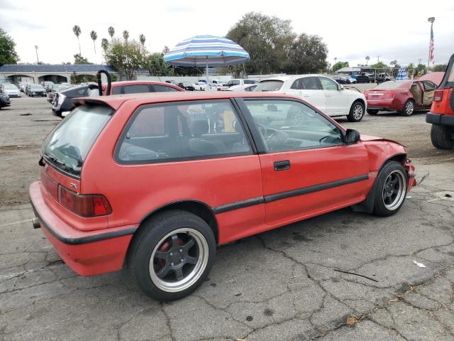 2HGED6451MH572474 - 1991 HONDA CIVIC DX RED photo 3