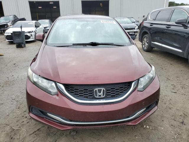 19XFB2F50DE068458 - 2013 HONDA CIVIC LX BURGUNDY photo 5