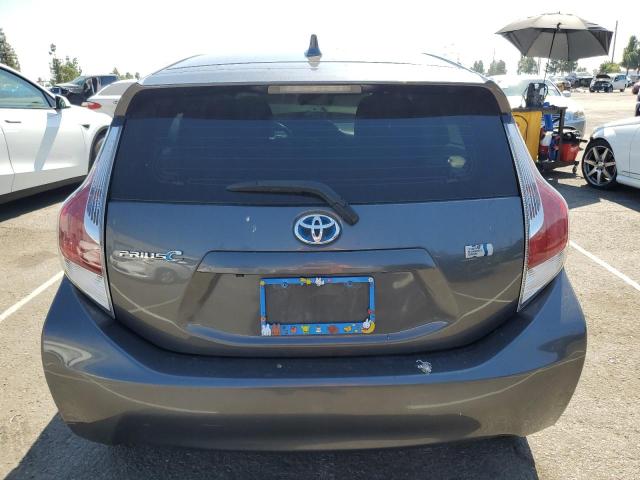JTDKDTB36F1105781 - 2015 TOYOTA PRIUS C SILVER photo 6