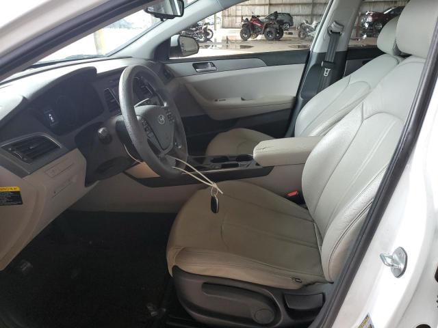 5NPE24AF6GH276576 - 2016 HYUNDAI SONATA SE WHITE photo 7