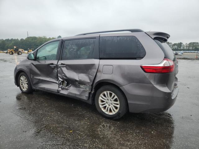 5TDYK3DC0FS668339 - 2015 TOYOTA SIENNA XLE 灰色 照片 2