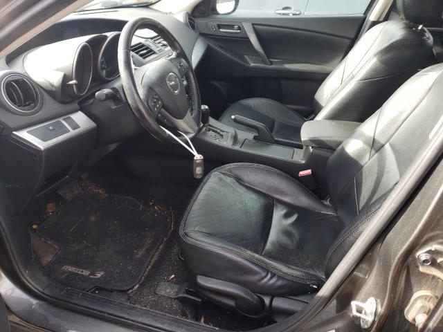 JM1BL1L71D1797423 - 2013 MAZDA 3 I GRAY photo 7