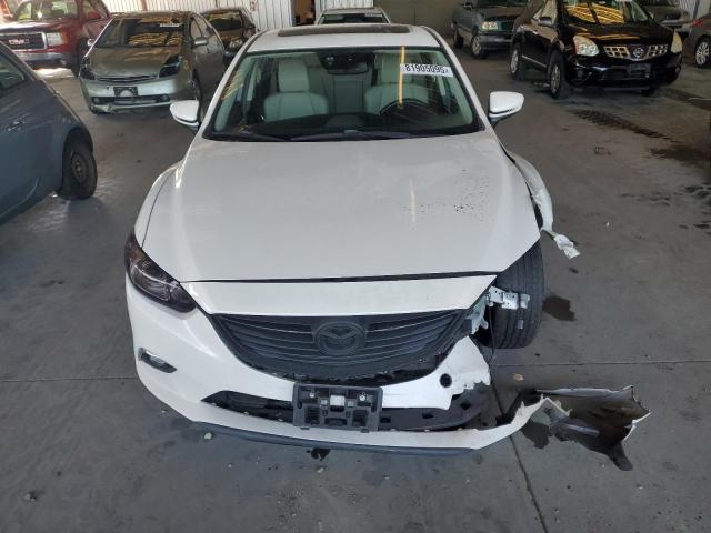 JM1GJ1T56F1221758 - 2015 MAZDA 6 TOURING WHITE photo 5
