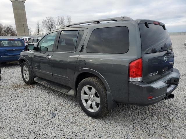 5N1AA08C88N624736 - 2008 NISSAN ARMADA SE GRAY photo 2