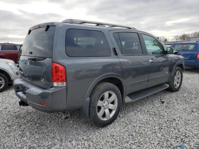 5N1AA08C88N624736 - 2008 NISSAN ARMADA SE GRAY photo 3