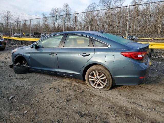 5NPE24AF0GH428514 - 2016 HYUNDAI SONATA SE BLUE photo 2