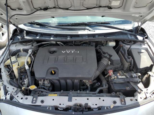 1NXBU4EE2AZ247342 - 2010 TOYOTA COROLLA BASE Արծաթագույն լուսանկար 11