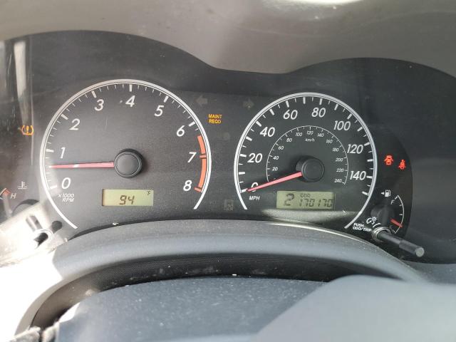 1NXBU4EE2AZ247342 - 2010 TOYOTA COROLLA BASE Արծաթագույն լուսանկար 9