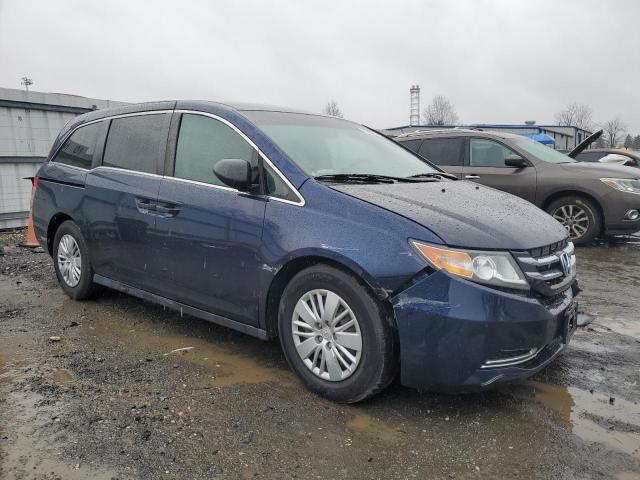 5FNRL5H27FB091005 - 2015 HONDA ODYSSEY LX BLUE photo 4