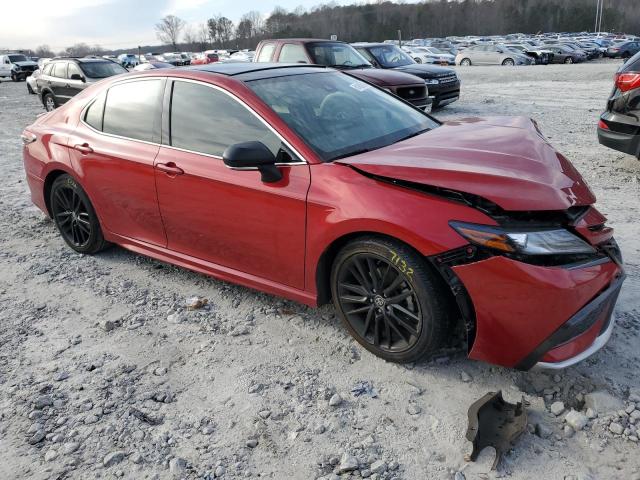 4T1K61AK4MU438799 - 2021 TOYOTA CAMRY XSE RED photo 4