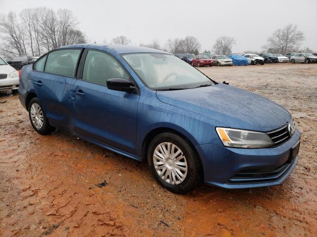 3VW2K7AJ8FM344553 - 2015 VOLKSWAGEN JETTA BASE BLUE photo 4