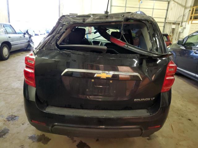 2GNALCEKXG1177815 - 2016 CHEVROLET EQUINOX LT BLACK photo 6