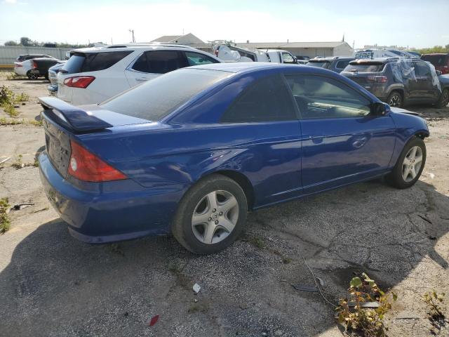 1HGEM22904L025956 - 2004 HONDA CIVIC EX BLUE photo 3