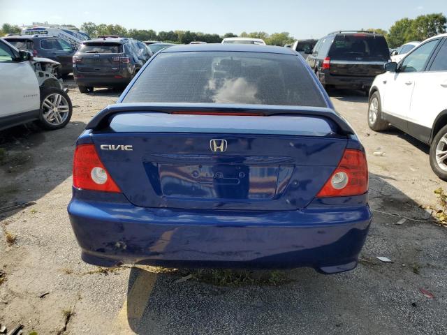 1HGEM22904L025956 - 2004 HONDA CIVIC EX BLUE photo 6