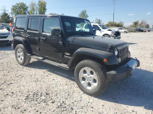 1C4BJWEG6FL730162 - 2015 JEEP WRANGLER U SAHARA BLACK photo 4
