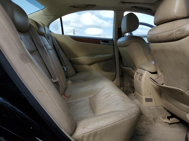 JTHBA30G155120371 - 2005 LEXUS ES 330 BLACK photo 10