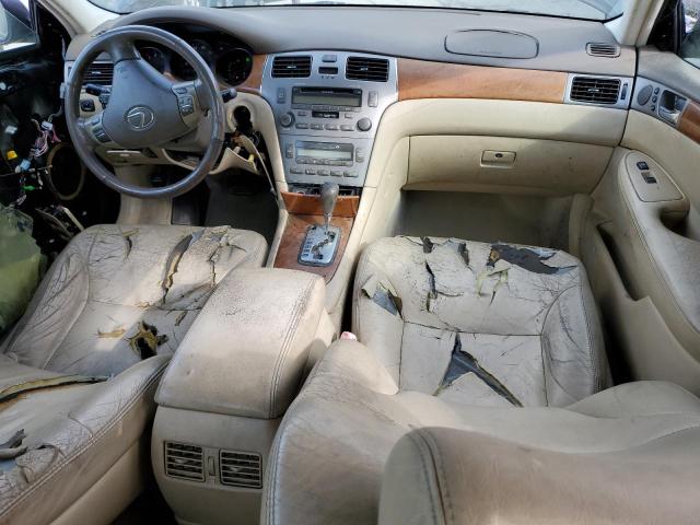 JTHBA30G155120371 - 2005 LEXUS ES 330 BLACK photo 8