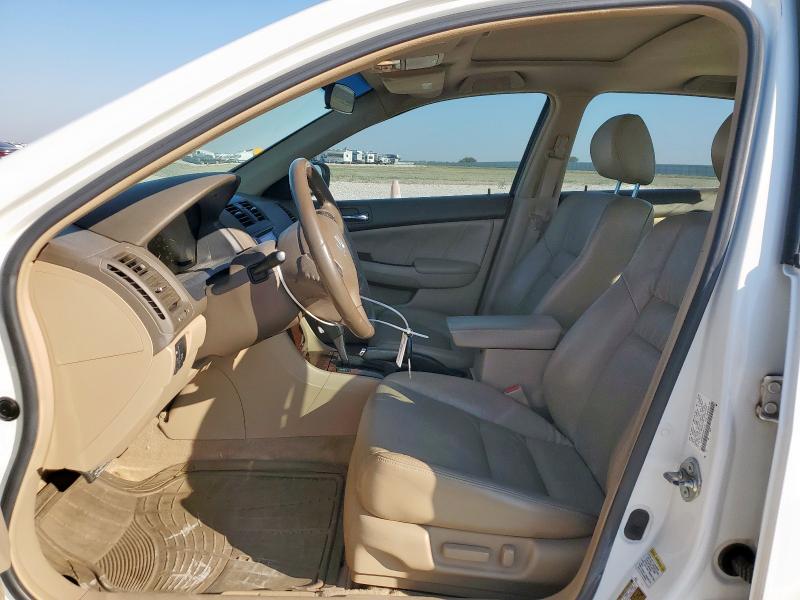 1HGCM66597A011172 - 2007 HONDA ACCORD EX WHITE photo 7