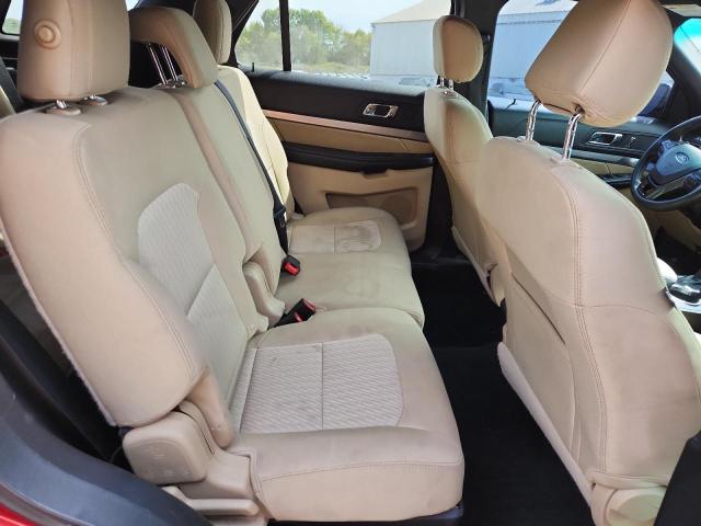 1FM5K8BH3HGA06908 - 2017 FORD EXPLORER წითელი ფოტო 11