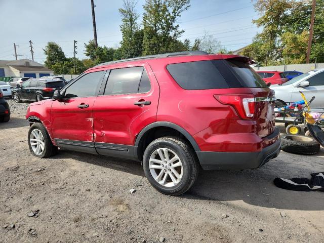 1FM5K8BH3HGA06908 - 2017 FORD EXPLORER წითელი ფოტო 2