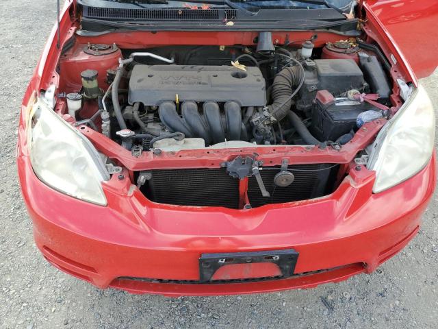 2T1KR32E43C041413 - 2003 TOYOTA COROLLA MATRIX XR RED photo 11