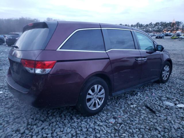 5FNRL5H62FB010494 - 2015 HONDA ODYSSEY EXL BURGUNDY photo 3