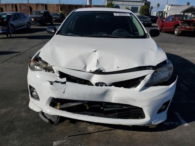 5YFBU4EE4DP133980 - 2013 TOYOTA COROLLA BASE Blanc photo 5