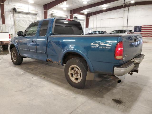 2FTRX18L3XCB20062 - 1999 FORD F150 TEAL photo 2