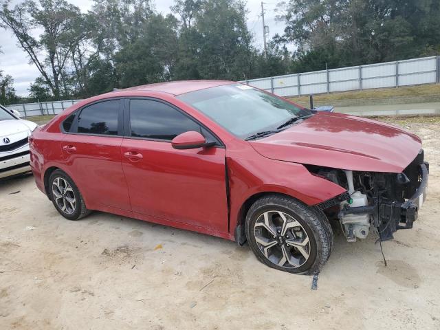 3KPF24AD1ME308045 - 2021 KIA FORTE FE RED photo 4