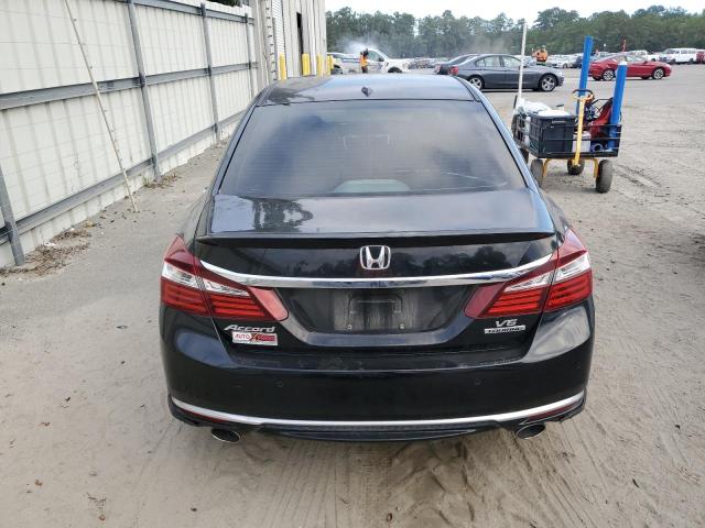 1HGCR3F93GA022431 - 2016 HONDA ACCORD TOURING BLACK photo 6