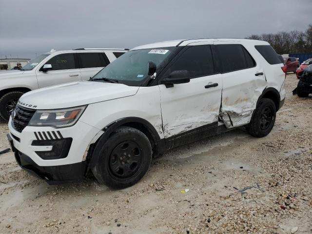 1FM5K8AT6KGA62399 - 2019 FORD EXPLORER POLICE INTERCEPTOR WHITE photo 1