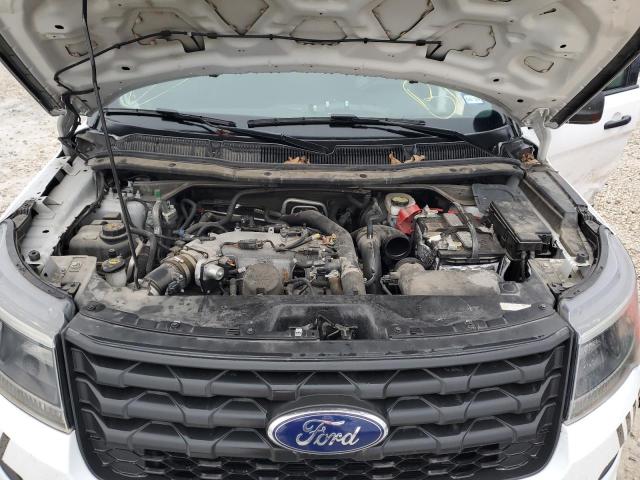 1FM5K8AT6KGA62399 - 2019 FORD EXPLORER POLICE INTERCEPTOR 白色 照片 12