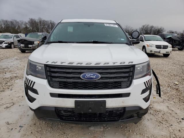 1FM5K8AT6KGA62399 - 2019 FORD EXPLORER POLICE INTERCEPTOR 白色 照片 5