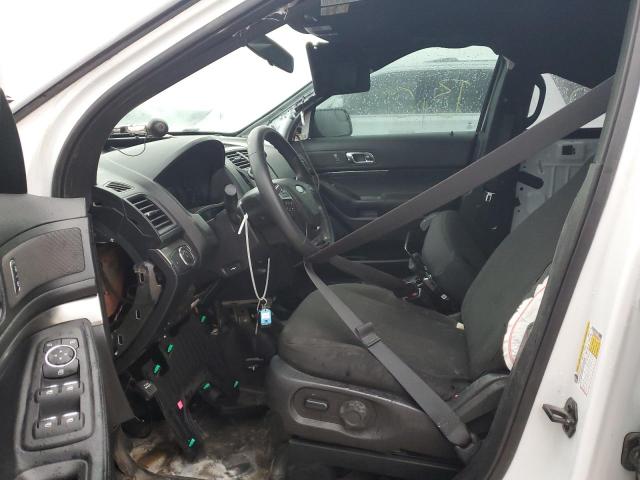1FM5K8AT6KGA62399 - 2019 FORD EXPLORER POLICE INTERCEPTOR 白色 照片 7