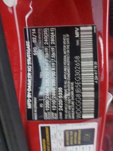 WDCGG8JB5EG302658 - 2014 MERCEDES-BENZ GLK 350 4MATIC RED photo 13