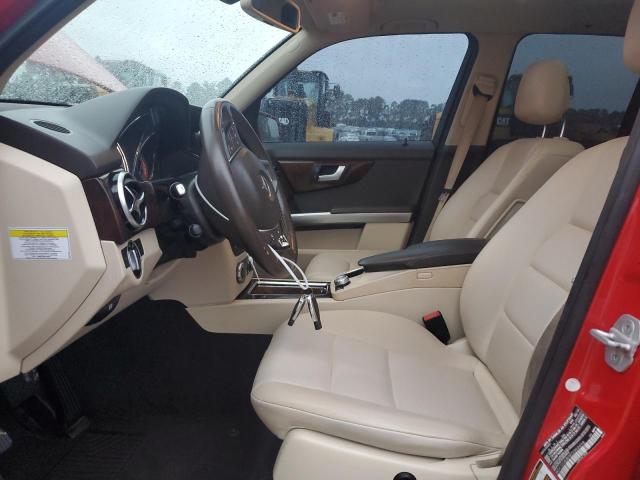 WDCGG8JB5EG302658 - 2014 MERCEDES-BENZ GLK 350 4MATIC RED photo 7