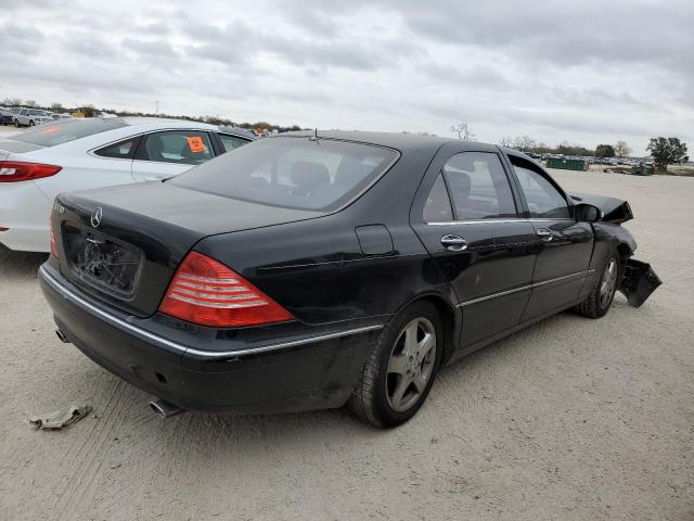 WDBNG70J84A413754 - 2004 MERCEDES-BENZ S 430 BLACK photo 3