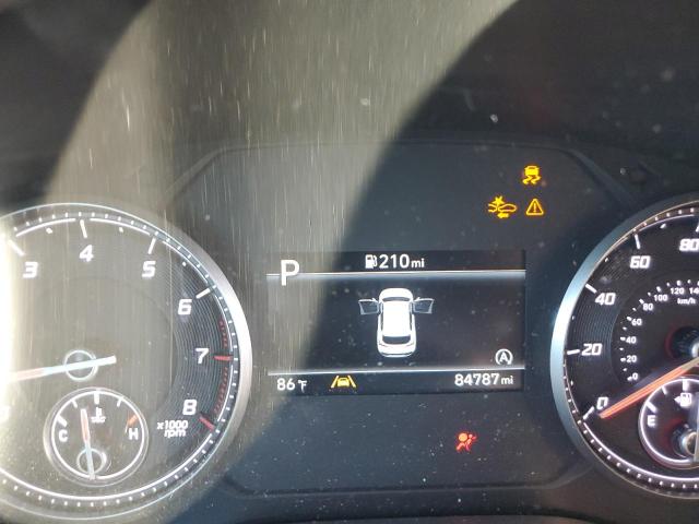 5NMS24AJ0MH309295 - 2021 HYUNDAI SANTA FE SEL Gri fotoğraf 9