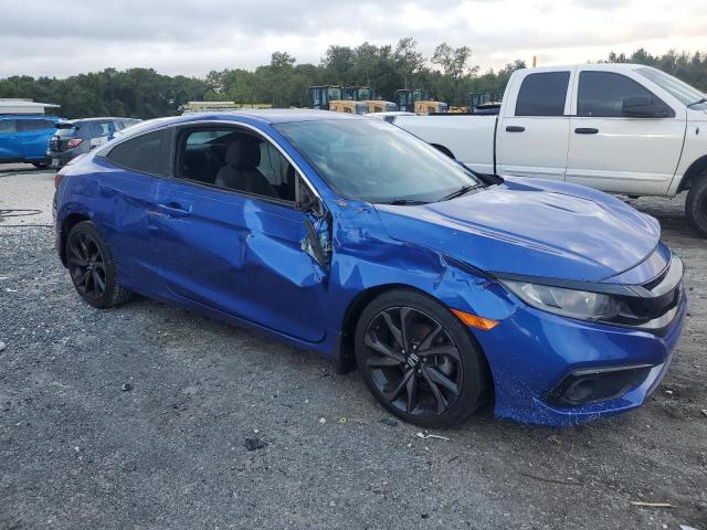 2HGFC4B87KH301716 - 2019 HONDA CIVIC SPORT Bleu photo 4
