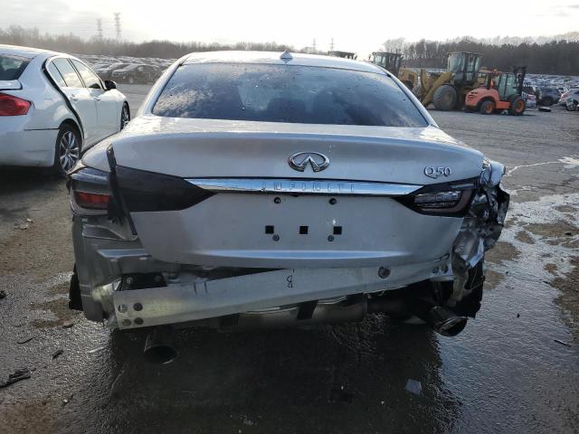 JN1EV7AP5JM590821 - 2018 INFINITI Q50 LUXE SILVER photo 6