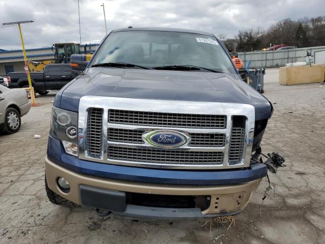 1FTFW1ETXBFB29266 - 2011 FORD F150 SUPERCREW BLUE photo 5