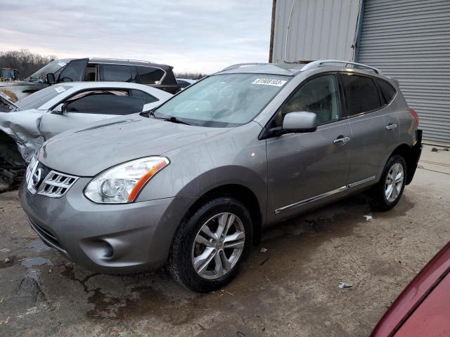 JN8AS5MTXCW283464 - 2012 NISSAN ROGUE S GRAY photo 1