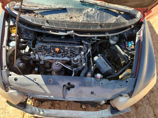 2HGFG12988H564821 - 2008 HONDA CIVIC EXL წითელი ფოტო 11