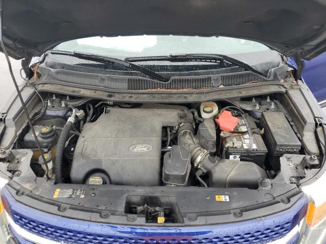 1FM5K8F83DGA50864 - 2013 FORD EXPLORER LIMITED ლურჯი ფოტო 12
