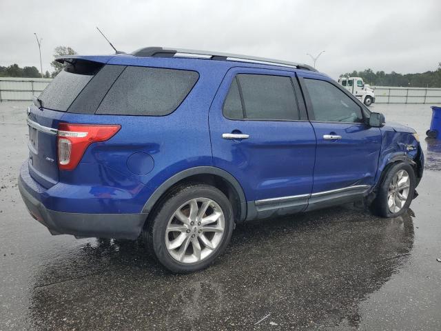 1FM5K8F83DGA50864 - 2013 FORD EXPLORER LIMITED ლურჯი ფოტო 3